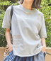 CUBE SUGAR(キューブシュガー)通販 | 21/-OE天竺 汗染み防止 加工 裾ラウンド ドルマンスリーブ Tシャツ