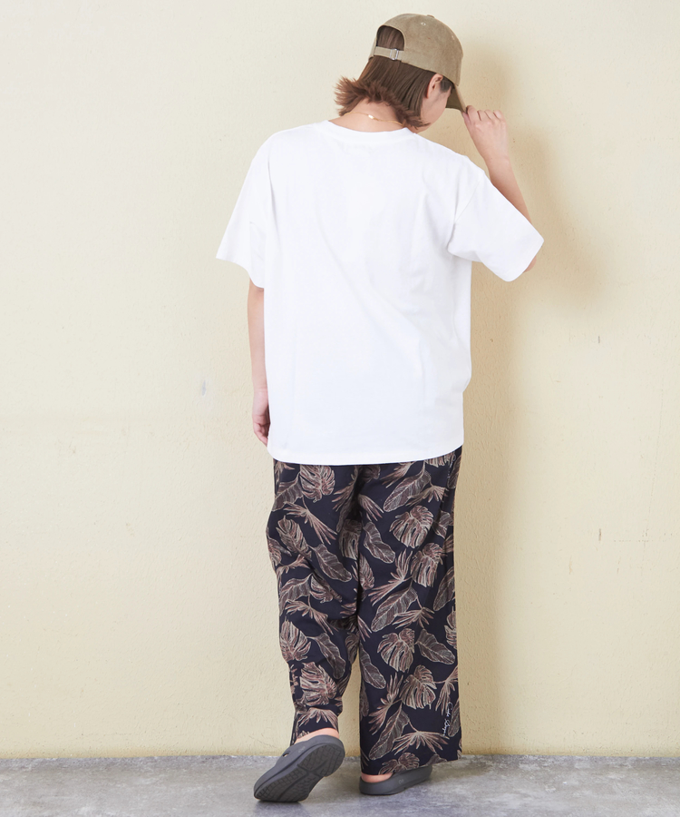 CUBE SUGAR(キューブシュガー) |21/-OE天竺 汗染み防止 ロゴ プリント Tシャツ