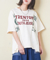 CUBE SUGAR(キューブシュガー)通販 | トンプキン天竺 ケミカル加工 リメイク風 切替 ビッグTシャツ