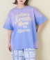 21/-天竺 スプレー加工 ロゴ プリント Tシャツ