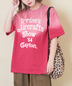 CUBE SUGAR(キューブシュガー)通販 | 21/-天竺 スプレー加工 ロゴ プリント Tシャツ