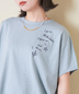CUBE SUGAR(キューブシュガー)通販 | 32/-スラブ天竺 ロゴ刺繍 ドルマン Tシャツ