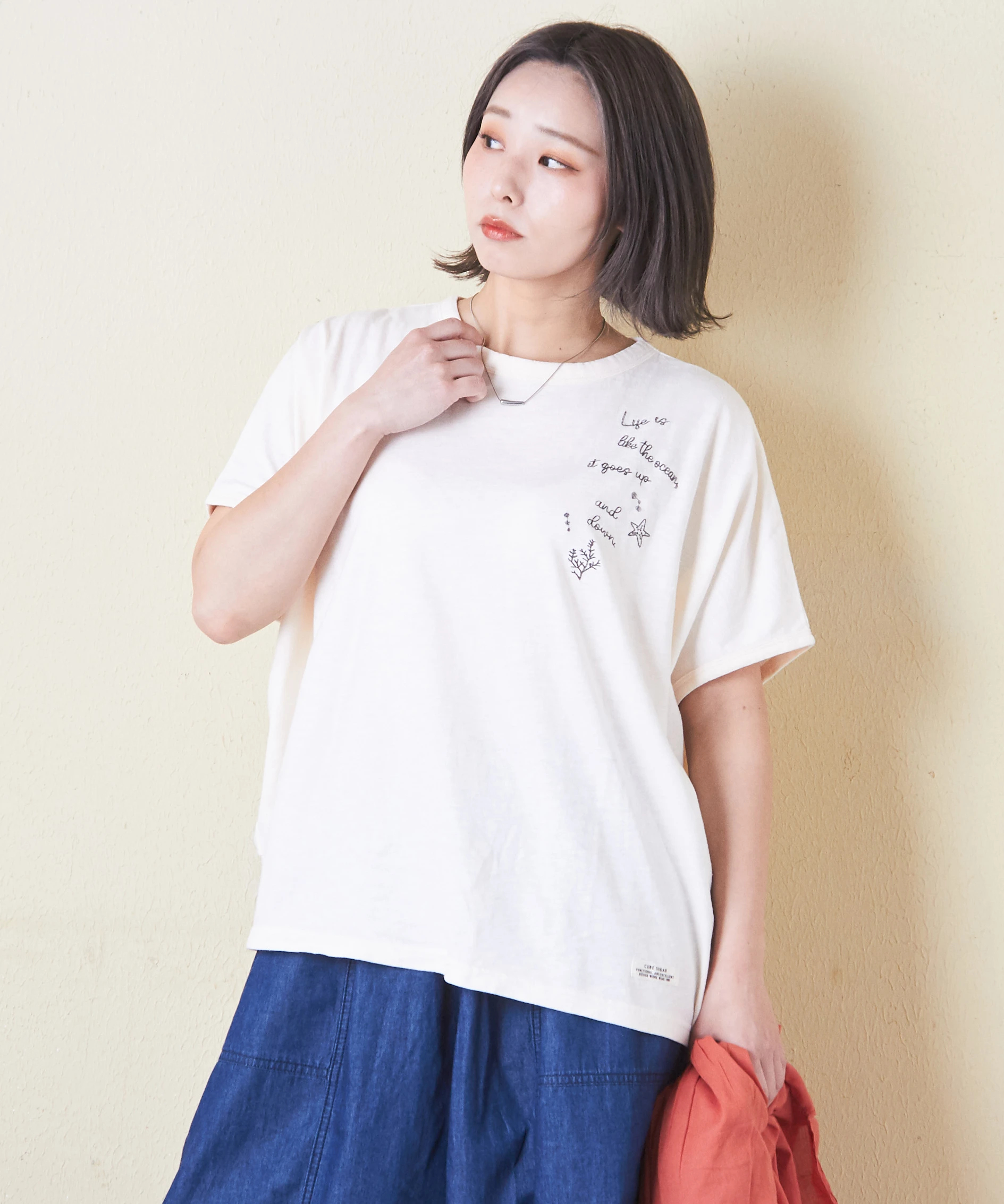 ぎゅび ユニクロ公式 | ドライカラーVネックTシャツ