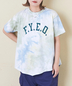 CUBE SUGAR(キューブシュガー)通販 | 26/-OE天竺 タイダイ イレギュラーヘム Tシャツ