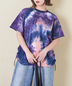 CUBE SUGAR(キューブシュガー)通販 | 26/-OE天竺 タイダイ サイド ドロスト ビッグ Tシャツ