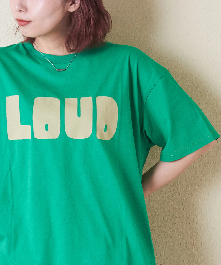 CUBE SUGAR(キューブシュガー) |32s天竺 ロゴプリント Tシャツ