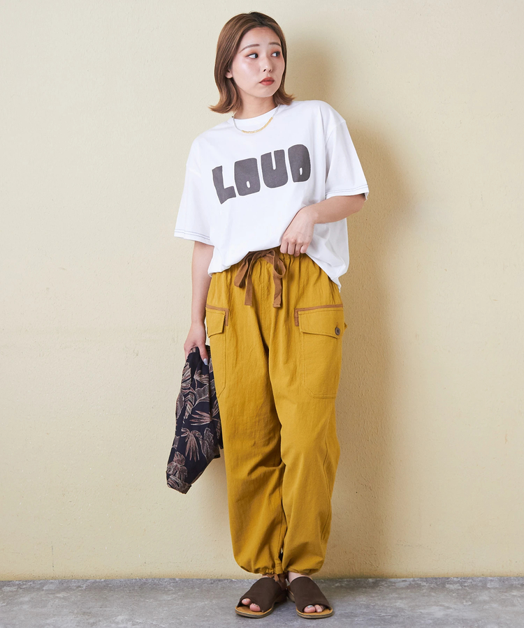 CUBE SUGAR(キューブシュガー) |32s天竺 ロゴプリント Tシャツ
