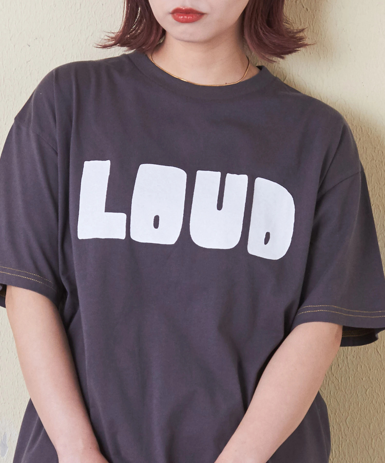 CUBE SUGAR(キューブシュガー) |32s天竺 ロゴプリント Tシャツ