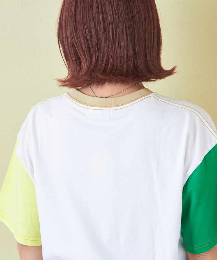 CUBE SUGAR(キューブシュガー) |32s天竺 ロゴプリント Tシャツ