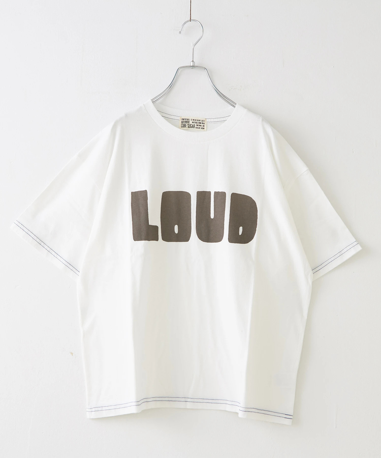 CUBE SUGAR(キューブシュガー) |32s天竺 ロゴプリント Tシャツ