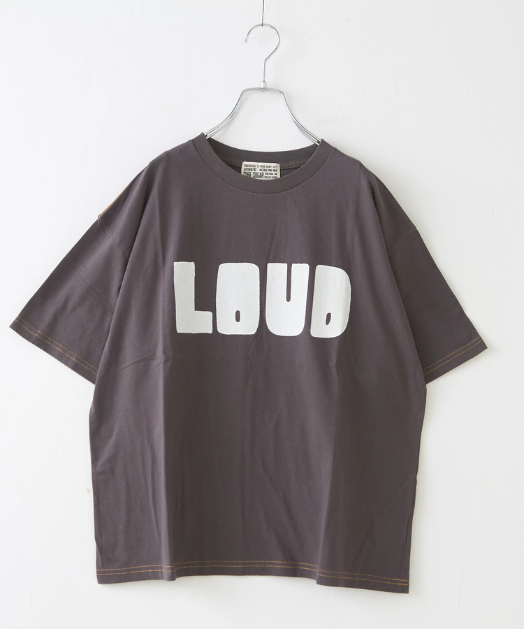 CUBE SUGAR(キューブシュガー) |32s天竺 ロゴプリント Tシャツ