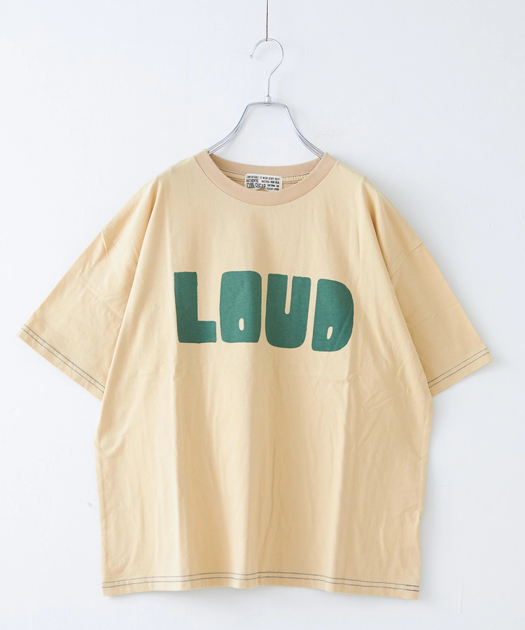 CUBE SUGAR(キューブシュガー) |32s天竺 ロゴプリント Tシャツ