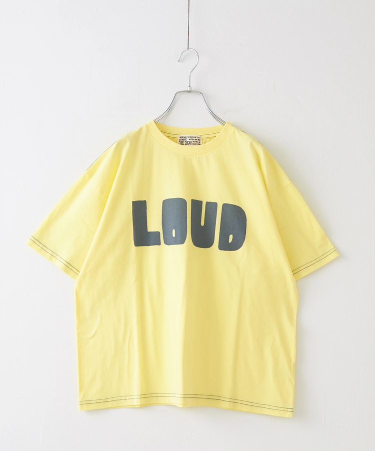 CUBE SUGAR(キューブシュガー) |32s天竺 ロゴプリント Tシャツ