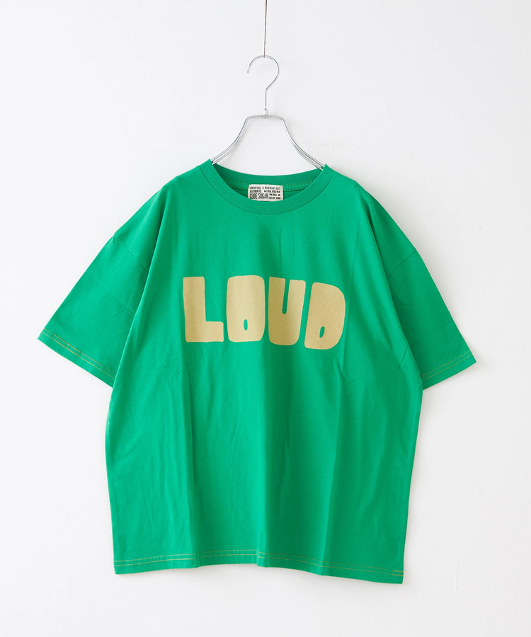 CUBE SUGAR(キューブシュガー) |32s天竺 ロゴプリント Tシャツ