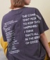 32s天竺 バック ロゴ ドルマン Tシャツ