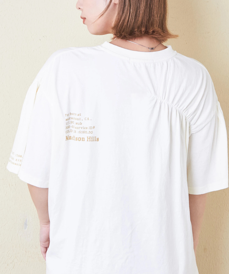 CUBE SUGAR(キューブシュガー) |32/-天竺 シャーリング 半袖 Tシャツ