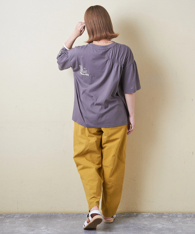 CUBE SUGAR(キューブシュガー) |32/-天竺 シャーリング 半袖 Tシャツ