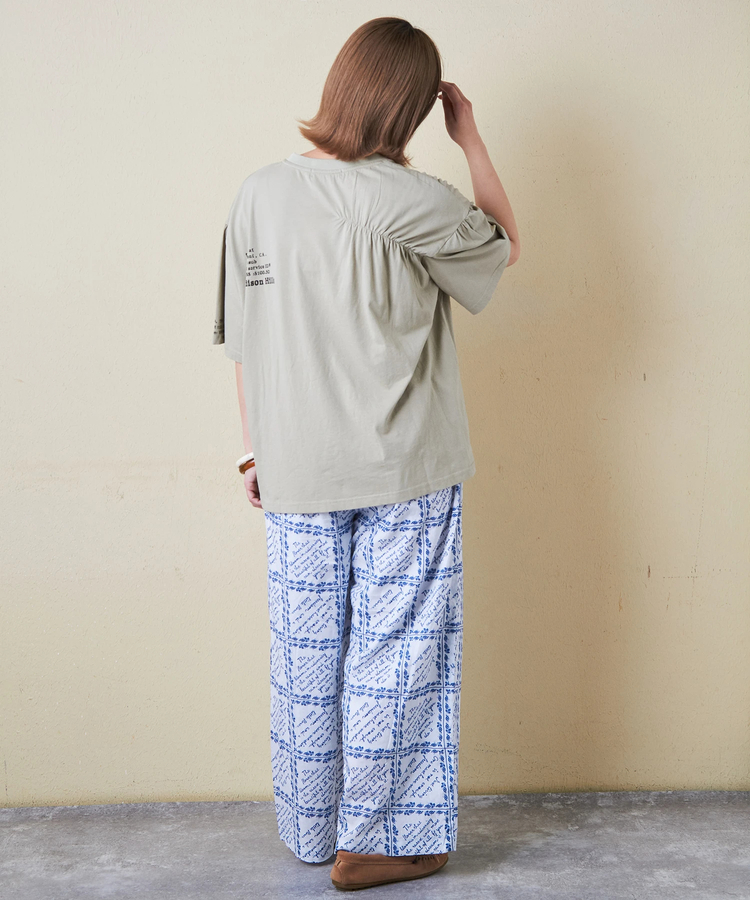 CUBE SUGAR(キューブシュガー) |32/-天竺 シャーリング 半袖 Tシャツ