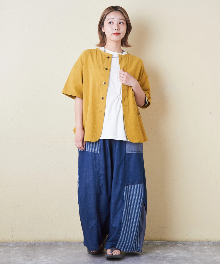 CUBE SUGAR(キューブシュガー) |32/-天竺 シャーリング 半袖 Tシャツ