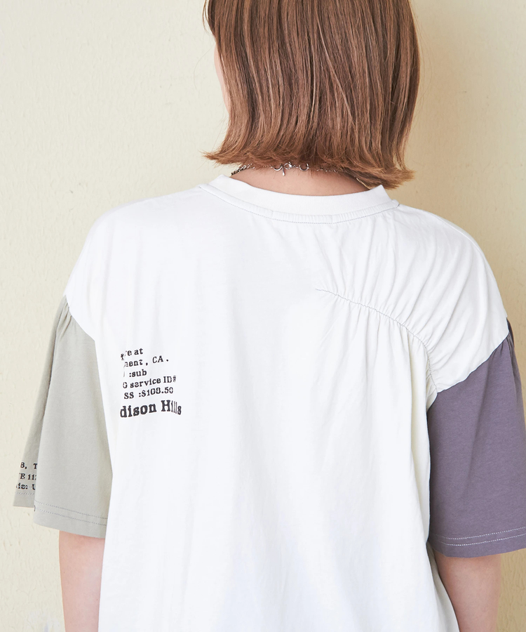 CUBE SUGAR(キューブシュガー) |32/-天竺 シャーリング 半袖 Tシャツ