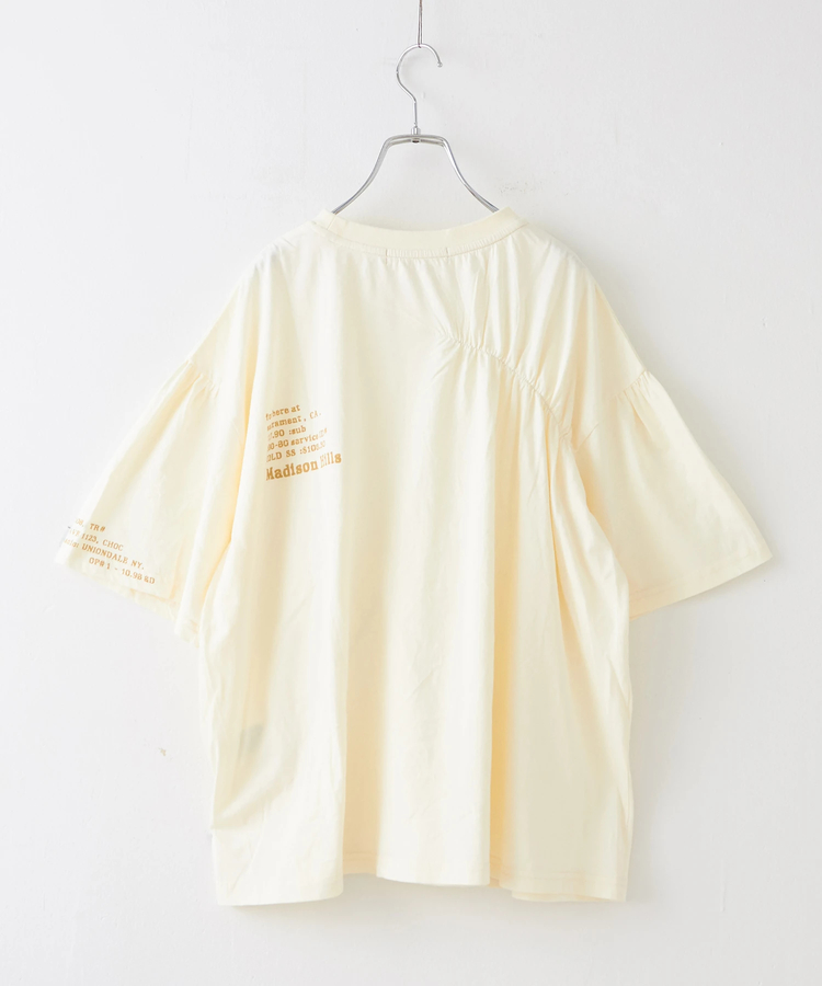 CUBE SUGAR(キューブシュガー) |32/-天竺 シャーリング 半袖 Tシャツ