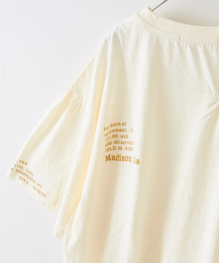 CUBE SUGAR(キューブシュガー) |32/-天竺 シャーリング 半袖 Tシャツ