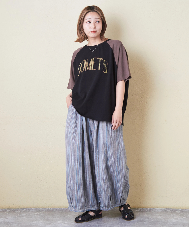 CUBE SUGAR(キューブシュガー) |21/-OE天竺 汗染み防止 加工 ラグラン Tシャツ