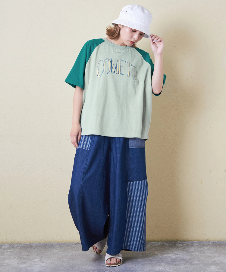 CUBE SUGAR(キューブシュガー) |21/-OE天竺 汗染み防止 加工 ラグラン Tシャツ