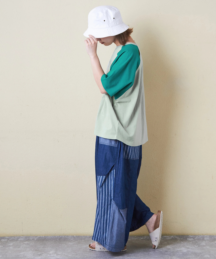 CUBE SUGAR(キューブシュガー) |21/-OE天竺 汗染み防止 加工 ラグラン Tシャツ