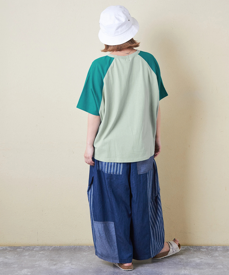 CUBE SUGAR(キューブシュガー) |21/-OE天竺 汗染み防止 加工 ラグラン Tシャツ