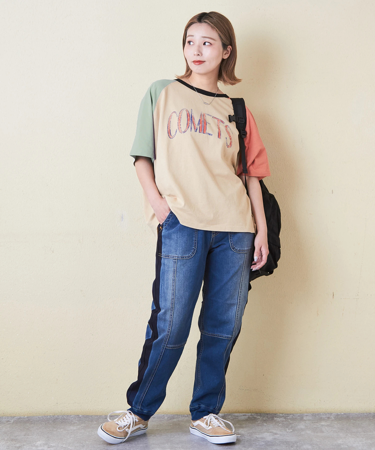 CUBE SUGAR(キューブシュガー) |21/-OE天竺 汗染み防止 加工 ラグラン Tシャツ