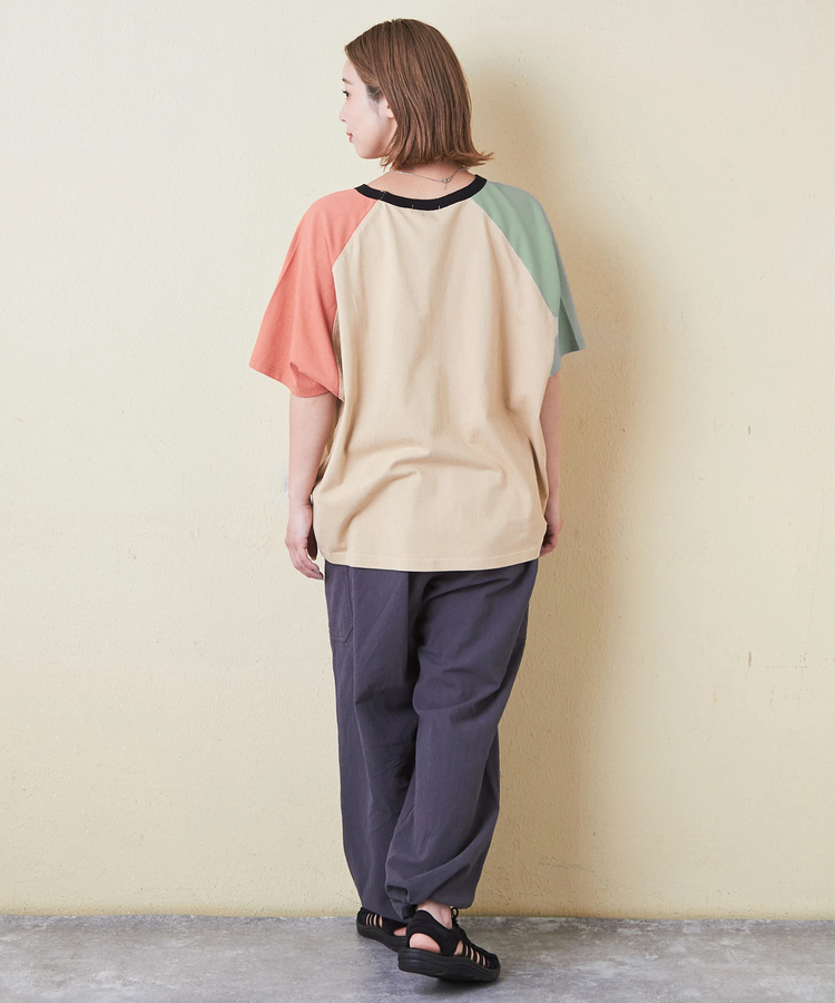 CUBE SUGAR(キューブシュガー) |21/-OE天竺 汗染み防止 加工 ラグラン Tシャツ