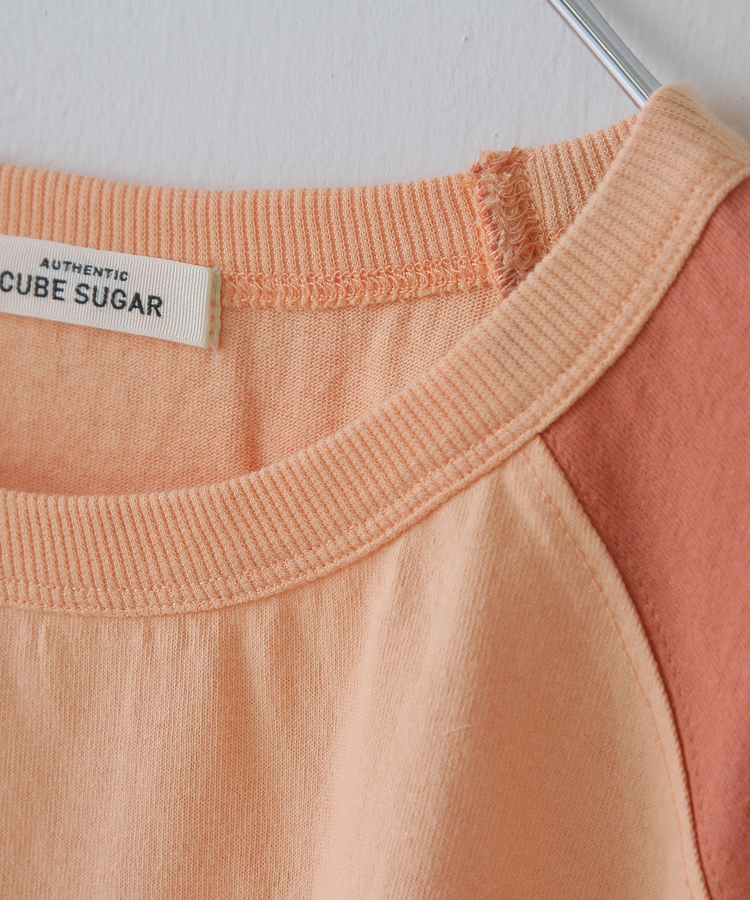 CUBE SUGAR(キューブシュガー) |21/-OE天竺 汗染み防止 加工 ラグラン Tシャツ