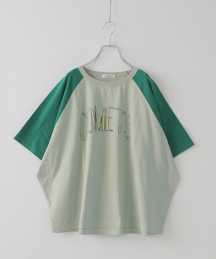 CUBE SUGAR(キューブシュガー) |21/-OE天竺 汗染み防止 加工 ラグラン Tシャツ
