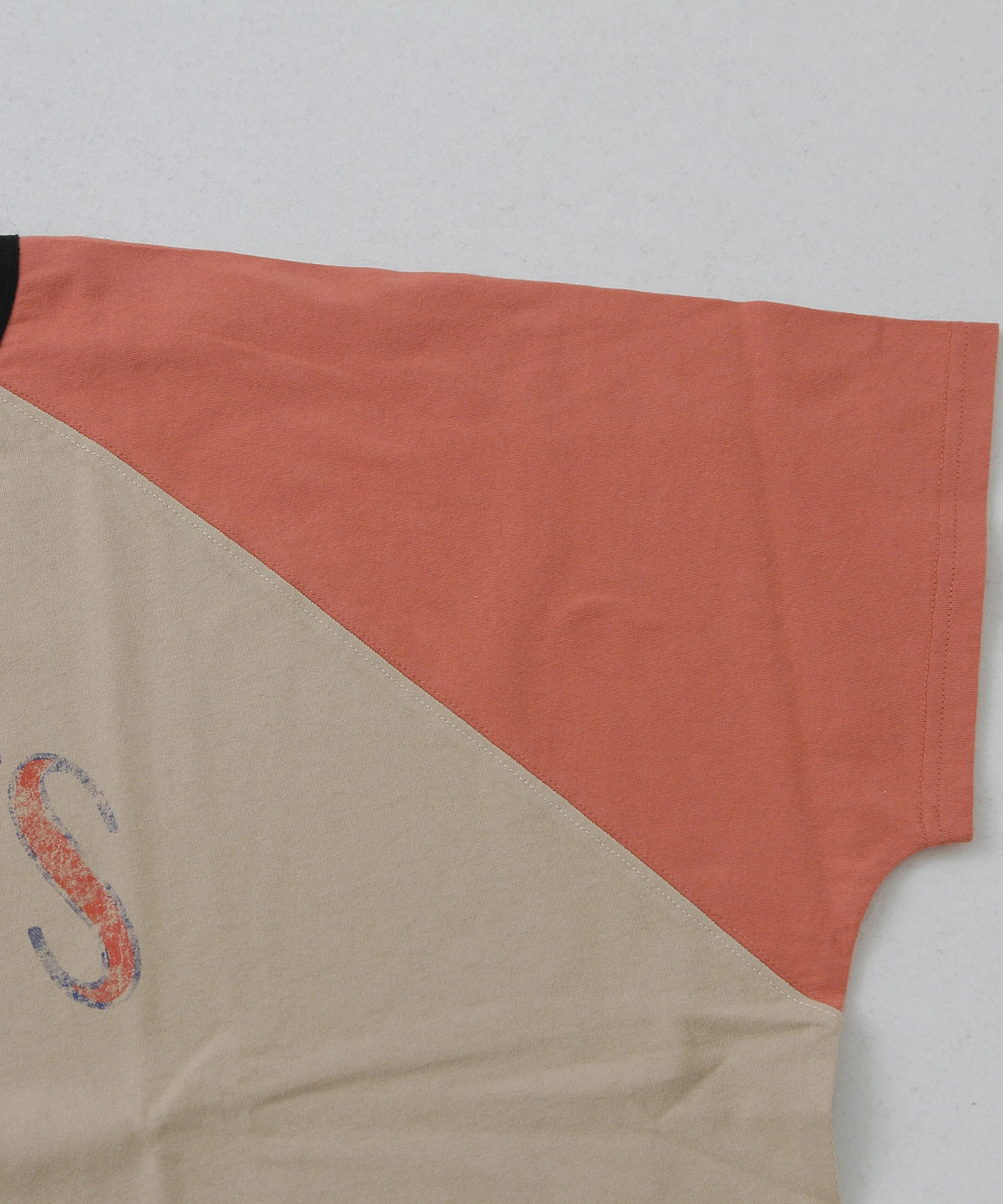 Capricorne. オレンジラップシャツ、カシュクール(M)高額ブランド 楽天市場】ロゴTシャツ / CUBE SUGAR スラブ天竺 ラグラン