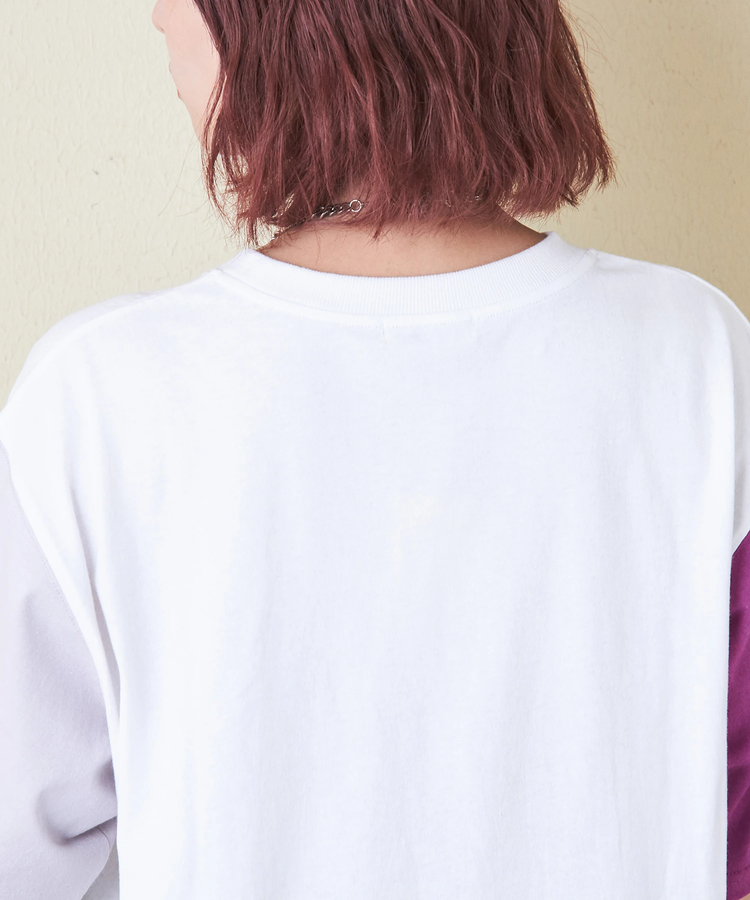 CUBE SUGAR(キューブシュガー) |【6/12(木)販売】21/-OE天竺 箔プリント ロゴ Tシャツ