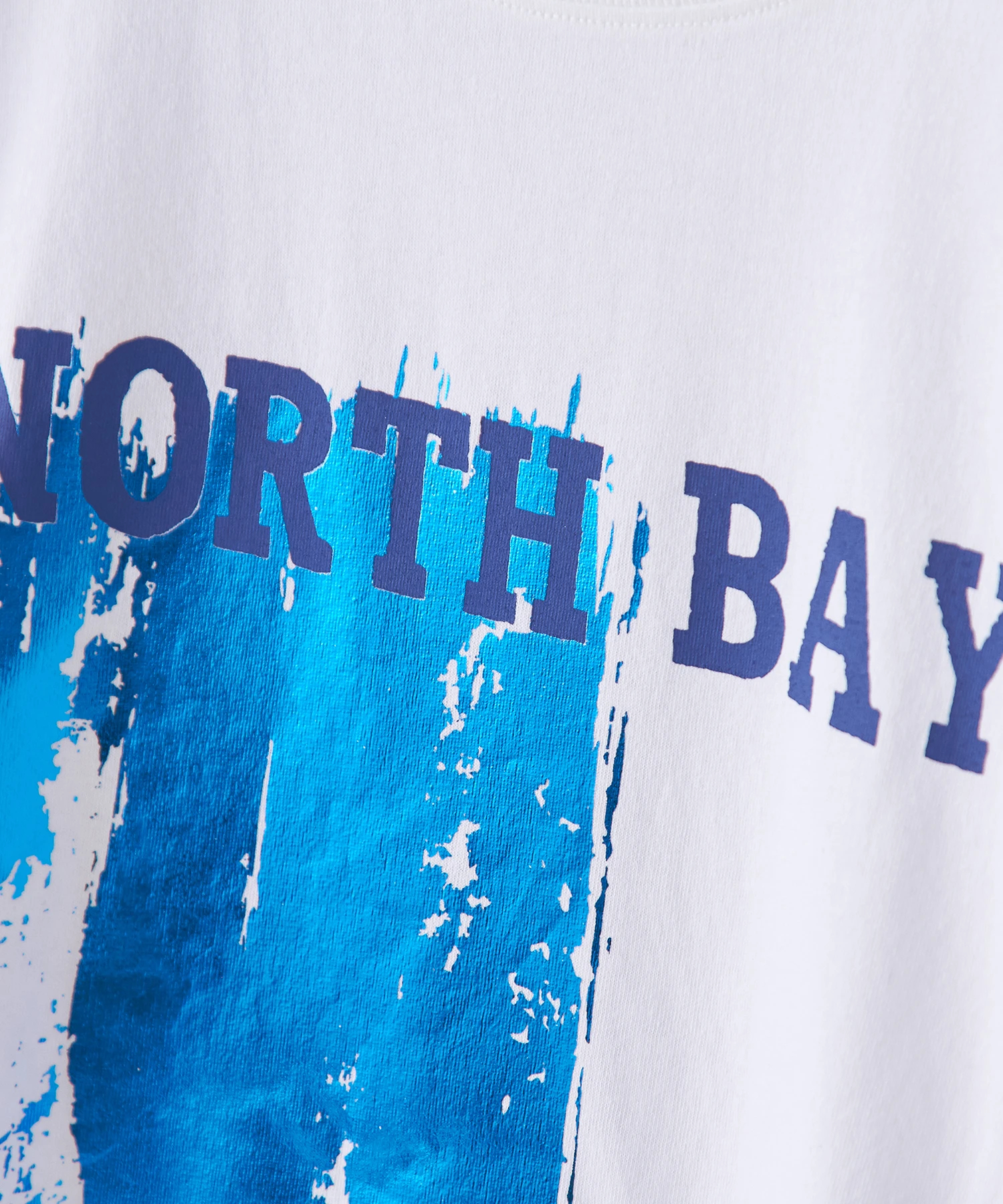 21/-OE天竺 箔プリント ロゴ Tシャツ｜ファッション通販サイトの