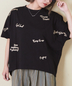CUBE SUGAR(キューブシュガー)通販 | 21/-OE天竺 ランダム ロゴ 刺繍 Tシャツ