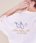 CUBE SUGAR(キューブシュガー)通販 | 21/-OE天竺 ロゴ 刺繍 ドルマン Tシャツ