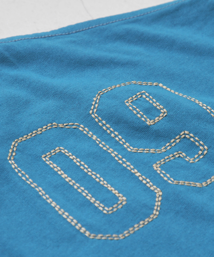 CUBE SUGAR(キューブシュガー) |21/-OE天竺 ロゴ 刺繍 ドルマン Tシャツ