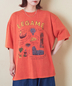 CUBE SUGAR(キューブシュガー)通販 | 26/-天竺 パウダー加工 イタリア プリント ビッグ Tシャツ