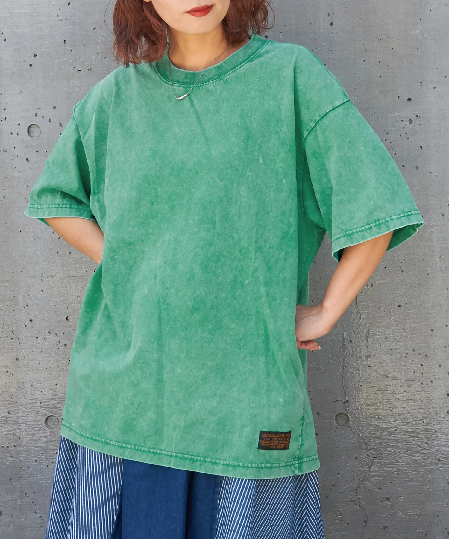 ◾️®︎ページ◾️ 無地 ピグメント染め ビッグ Tシャツ｜ファッション通販サイトの