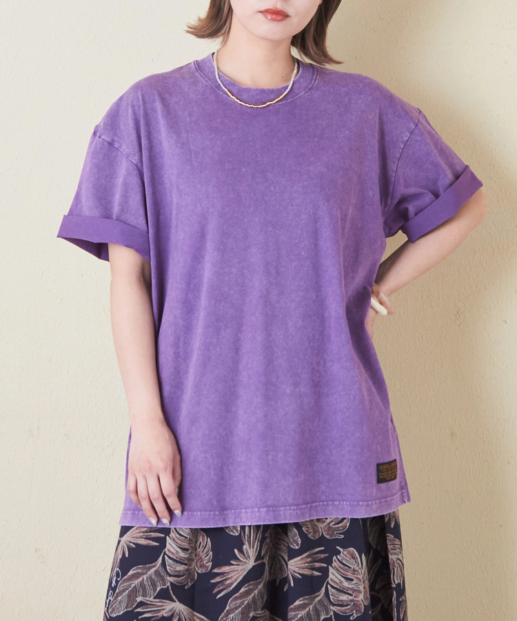 CUBE SUGAR(キューブシュガー) |無地 ピグメント染め ビッグ Tシャツ