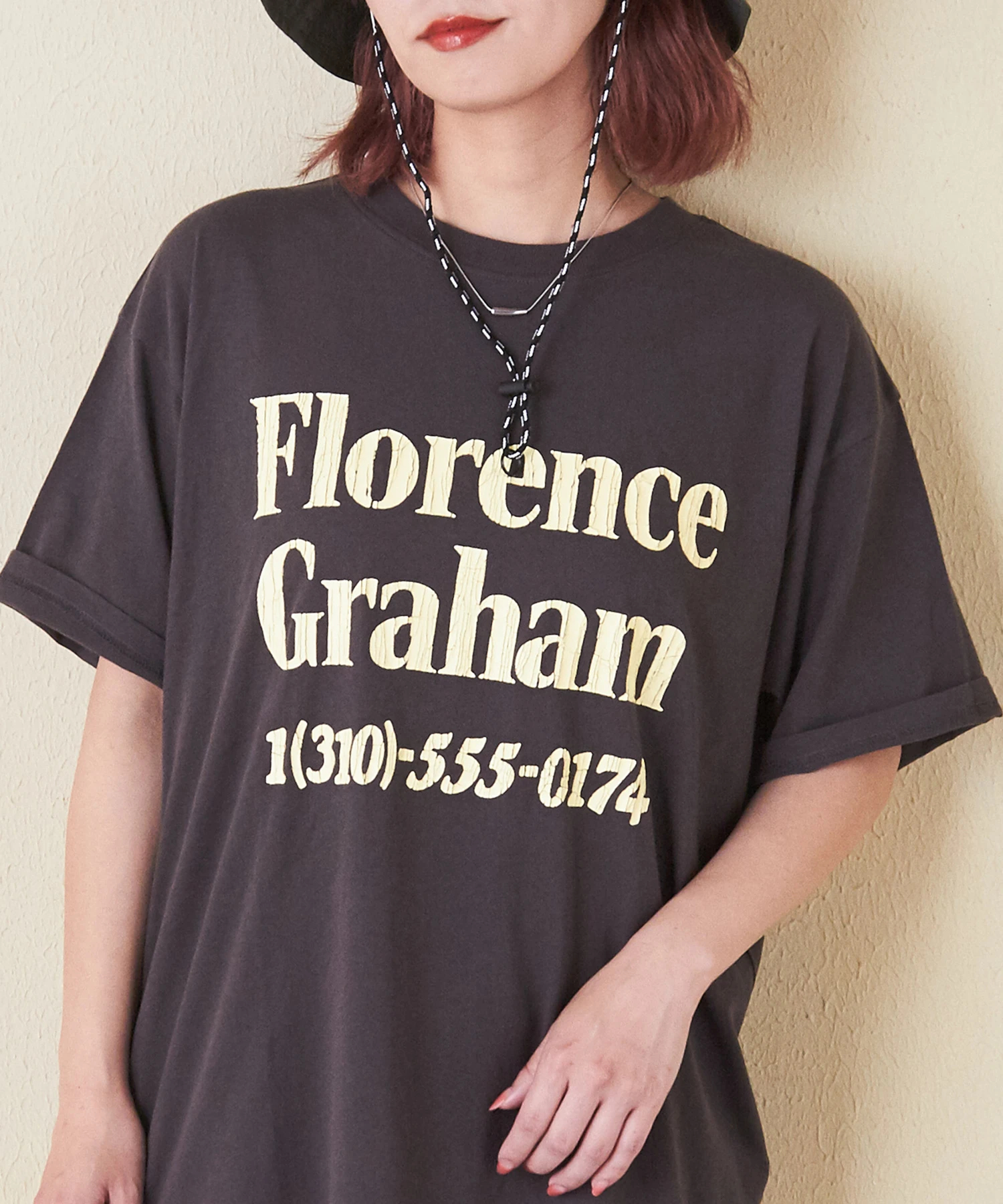 32/-OE天竺 ロゴ プリント Tシャツ｜ファッション通販サイトの