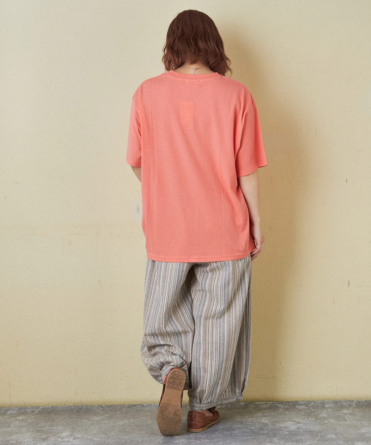 CUBE SUGAR(キューブシュガー) |32/-OE天竺 ロゴ プリント Tシャツ