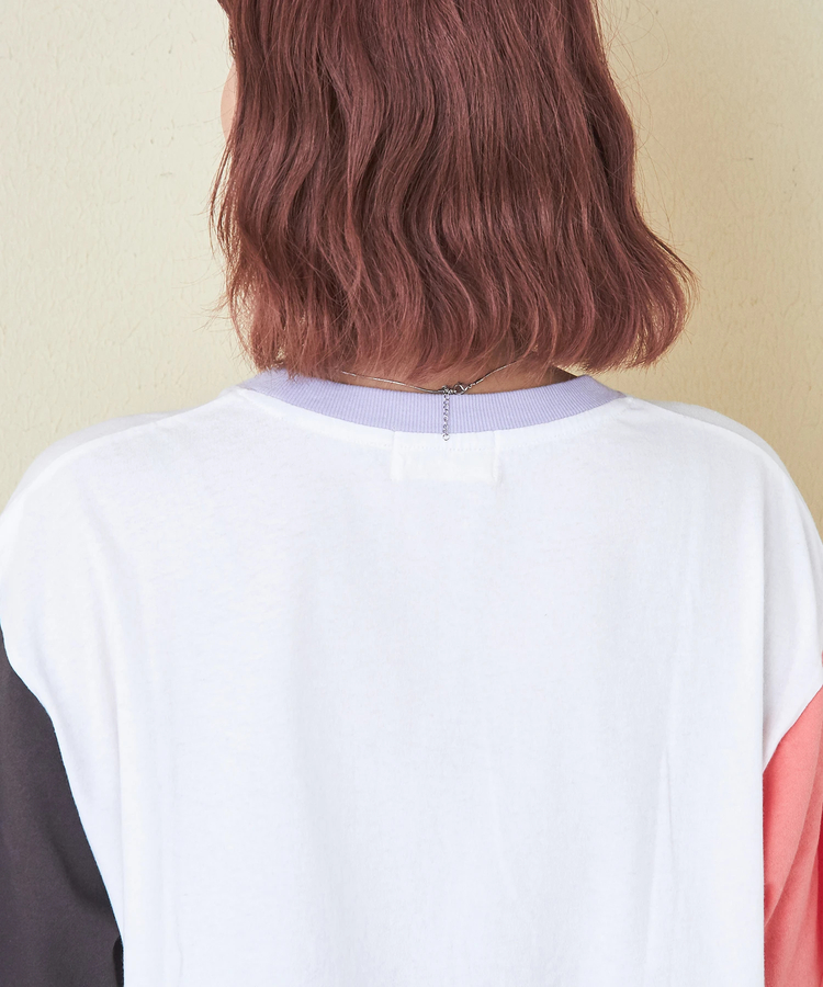 CUBE SUGAR(キューブシュガー) |32/-OE天竺 ロゴ プリント Tシャツ
