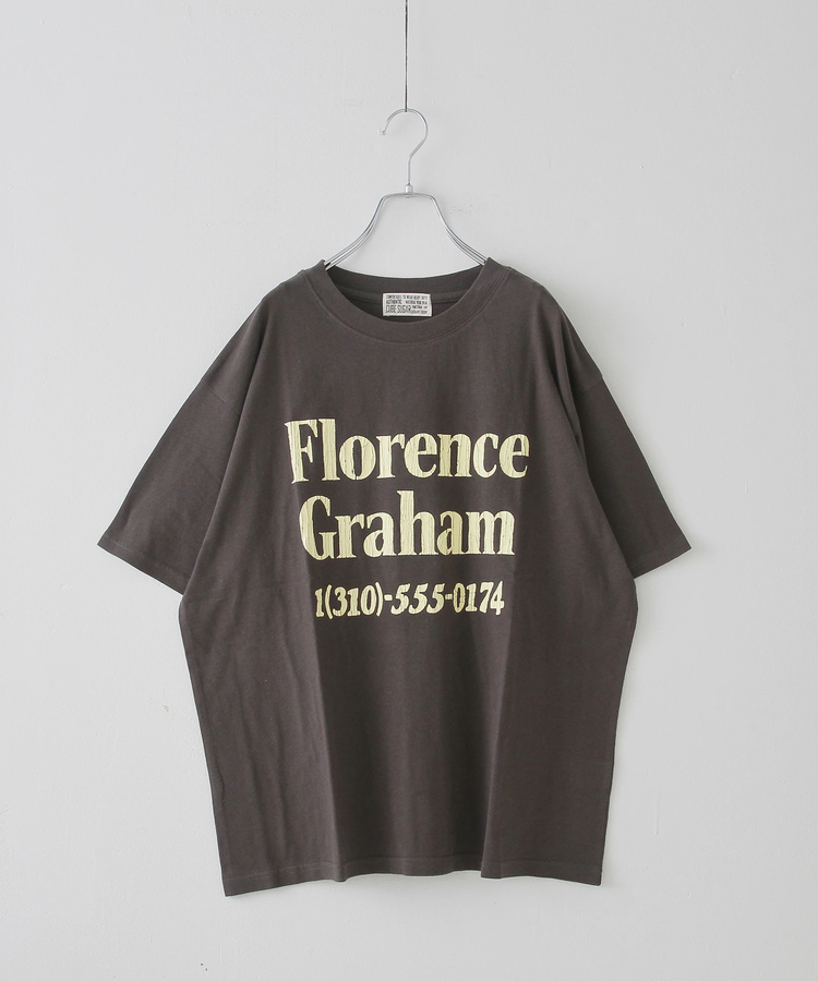 CUBE SUGAR(キューブシュガー) |32/-OE天竺 ロゴ プリント Tシャツ