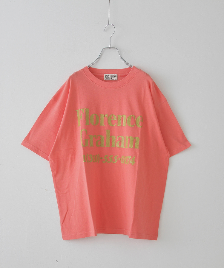 CUBE SUGAR(キューブシュガー) |32/-OE天竺 ロゴ プリント Tシャツ