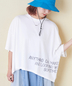 CUBE SUGAR(キューブシュガー)通販 | 32/-OE天竺 裾プリント Tシャツ