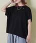 CUBE SUGAR(キューブシュガー)通販 | 21/-シルケット風天竺 接触冷感 切替 ドルマン Tシャツ